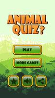 Animal Quiz - World Animals Learning poster