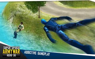 Super Spider Army War Hero 3D capture d'écran 3