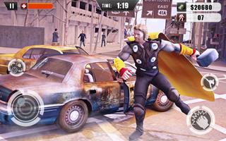 Super Hammer Hero: Justice Squad City League War capture d'écran 2