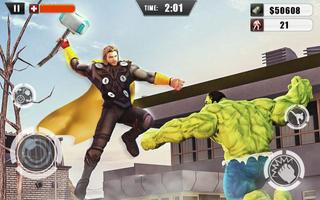 Super Hammer Hero: Justice Squad City League War capture d'écran 3