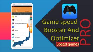 Game speed booster Affiche