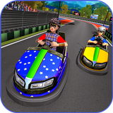 Super Hero Kids Bumper Car Race आइकन