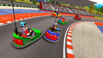 Super Hero Kids Bumper Car Race screenshot 1