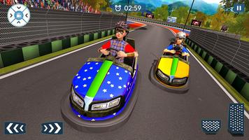 Super Hero Kids Bumper Car Race syot layar 3
