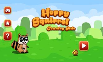 Hoppy Squirrel Affiche