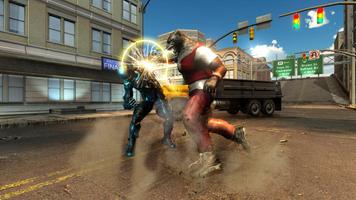 King VS Superhero Street Fighting Arena 3D Game capture d'écran 3