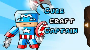 Cube Craft Captain Boy الملصق