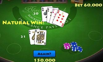 Pocket Blackjack 21 Vegas GO 스크린샷 1