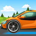 Crazy Street Traffic Toon Race