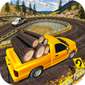 Uphill Cargo Pickup Truck Driv