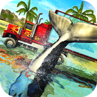 Sea Whale Transport Truck icon