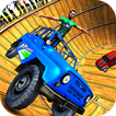 Well of Death Jeep Stunt Rider