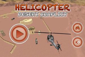 Helicopter Desert Conflict Affiche