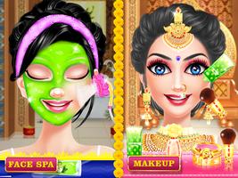 Indian Makeup and Dressup capture d'écran 1