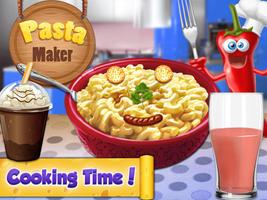 Pasta Maker Cooking Restaurant Affiche
