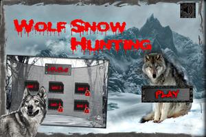 परम बर्फ भेड़िया हंटर: आधुनिक लड़ाकू स्निपर पोस्टर