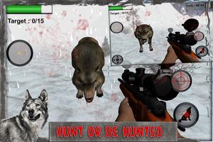 Ultimate Snow Wolf Hunter: Atirador de combate mo imagem de tela 2