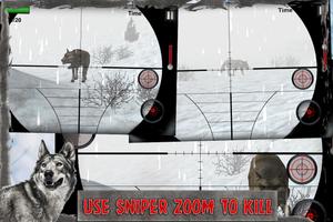 Ultimate Snow Wolf Hunter: tireu moderne de combat capture d'écran 3