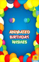 Animated Birthday Emoji โปสเตอร์