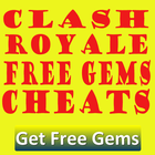 Free Gems Clash Royale Cheats icono