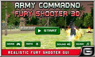 Lone Commando Fury Shooter: 3D poster