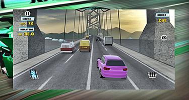 City Traffic Race Game 3D Free 截圖 1