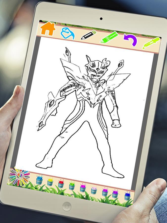 Gambar Mewarnai Ultraman Zero - Mewarnai Gambar Lucu