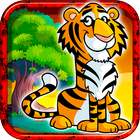 Jungle Tiger Match 3 Puzzle icône