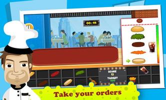 برنامه‌نما Burger Shop Game عکس از صفحه