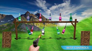 3D Bottle Shoot Game الملصق
