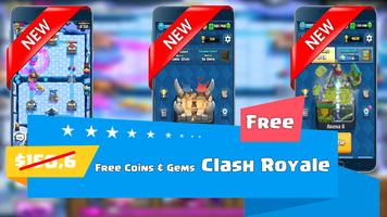 Gems and Golds Clash Royale - Prank  ( CR ) Affiche
