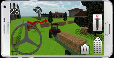 Tractor Driving Game 3D: Farm Affiche