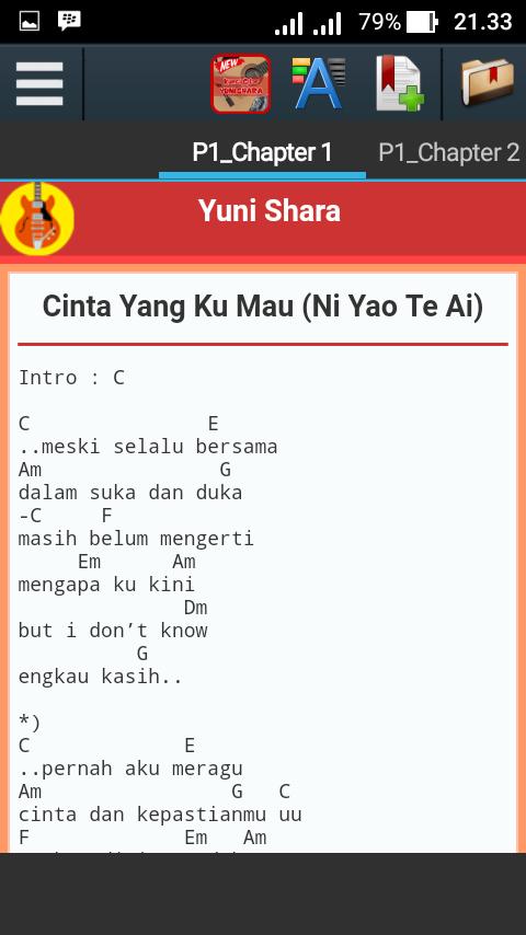 Kunci Gitar Yuni Shara For Android Apk Download