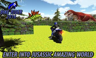 Wild Dinosaur: Bike Rider 2016 captura de pantalla 2
