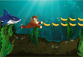 Banana Monkey - Jungle Run imagem de tela 2