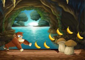 Banana Monkey - Jungle Run imagem de tela 3