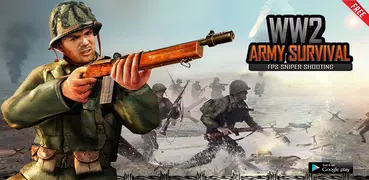 World War 2 Army Squad Heroes : Fps Shooting Games