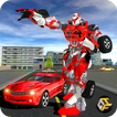 Superhero Robot Car Battle Sim