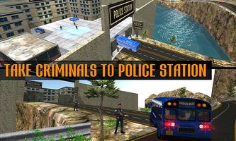 City Police Prison Bus Driver ảnh chụp màn hình 3