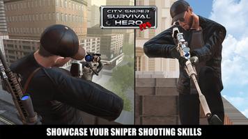 City Sniper Survival Hero FPS plakat
