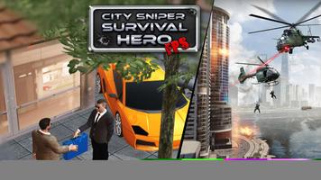 City Sniper Survival Hero FPS captura de pantalla 1