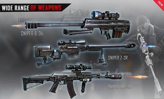 City Sniper Shooting Game - Free FPS Shooter اسکرین شاٹ 3