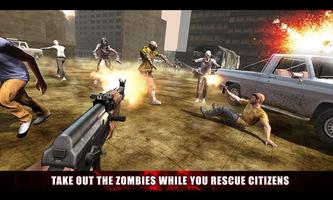 City Survival Shooter- Zombie Breakout Battle ảnh chụp màn hình 2