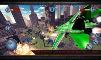Airplane Robot Hero - City War Survival Ekran Görüntüsü 2