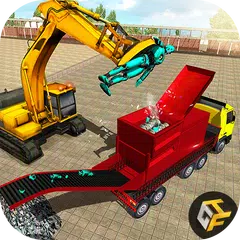 download Futuristic Robot Crusher Crane APK