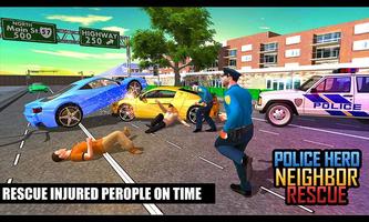 Police Hero Neighbor Rescue ảnh chụp màn hình 2