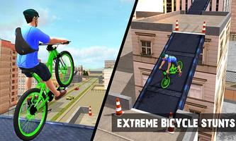 Rooftop BMX Bicycle Stunts screenshot 1