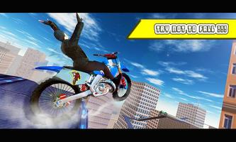 Rooftop Bike Impossible Stunts Ekran Görüntüsü 1