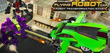 Flying Robot Car Games - Robot Shooting Games 2020