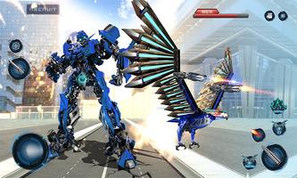Flying Robot Eagle Transform: Eagle Games تصوير الشاشة 1